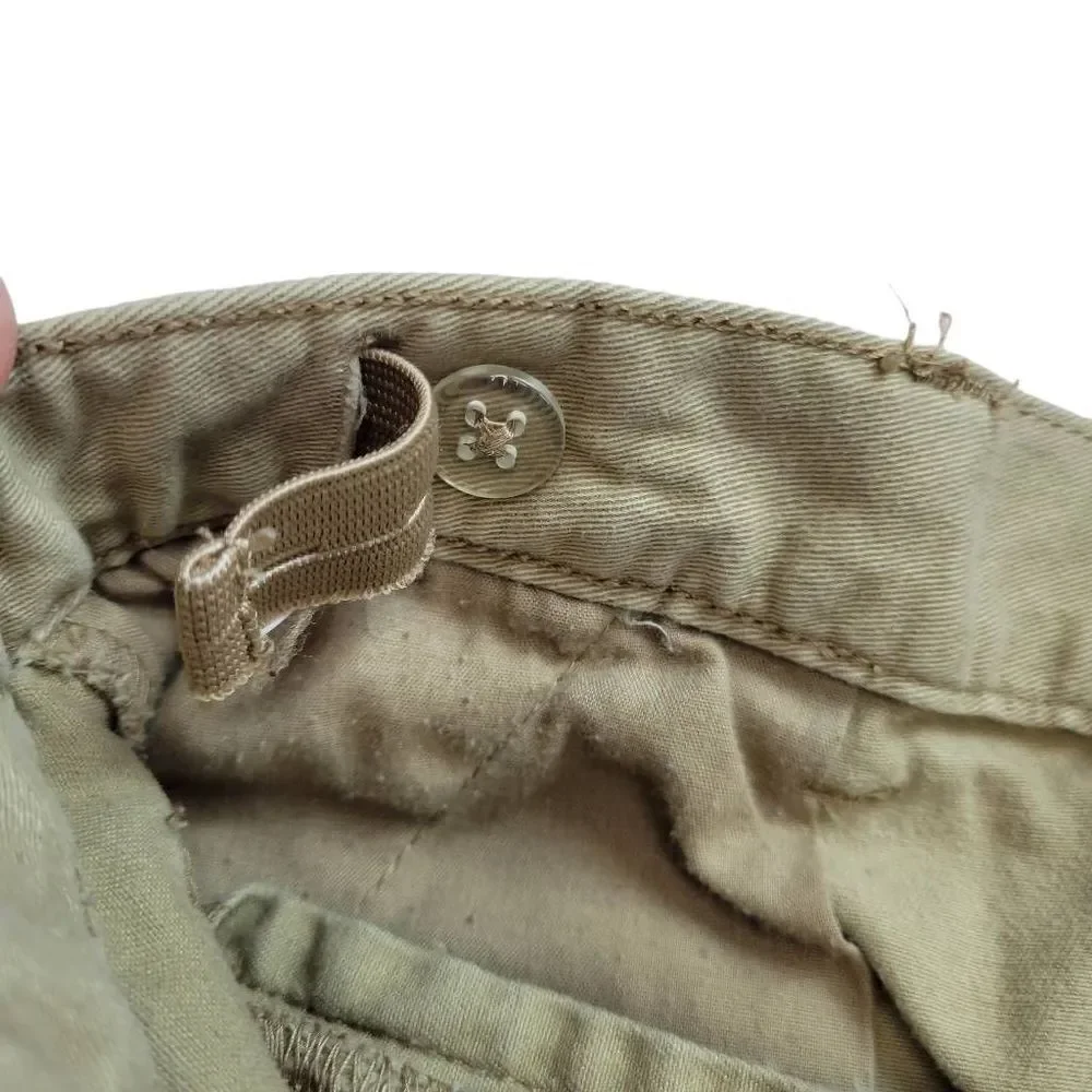 Children's Place khaki uniform bermuda shorts 14